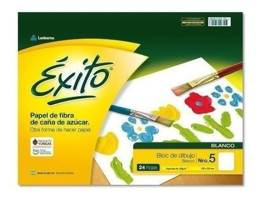 BLOCK PARA DIBUJO N*5 BLANCO EXITO