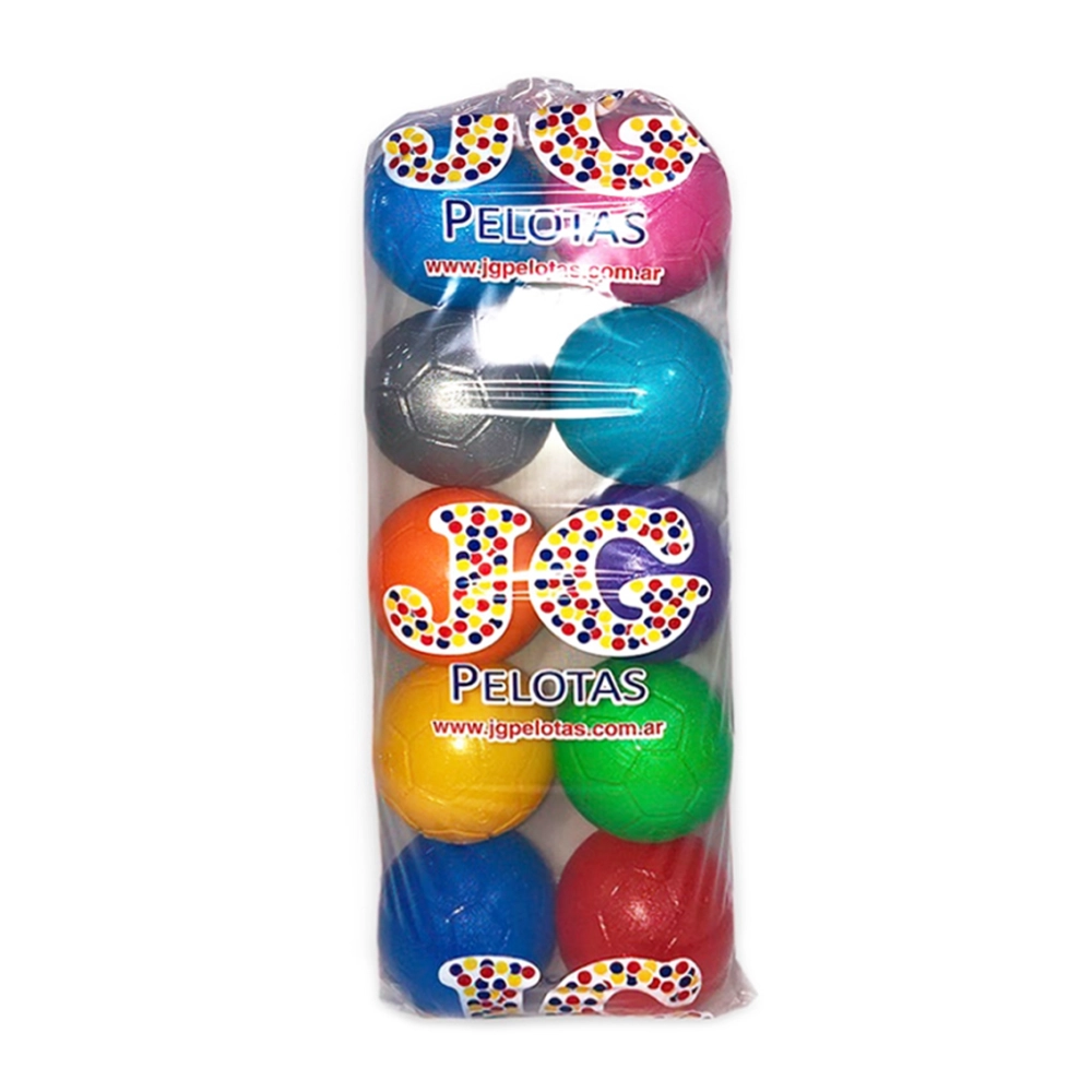 PELOTA PLASTICA X 10 UNIDADES N*4 EN BOLSA