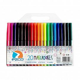 FIBRAS DE COLORES X 20 UNIDADES EZCO