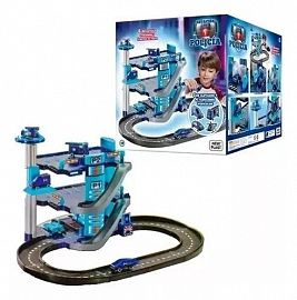 ESTACION DE POLICIA 3 NIVELES+4 VEHICULOS NEW PLAST