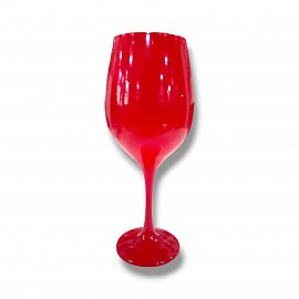 COPA VIDRIO COLOR ROJO BARONE 490ML