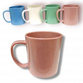 TAZA PLASTICA COLORES PASTEL 380CC