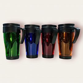 JARRO TERMICO CON TAPA PLASTICO  METALIZADO 400C.C.