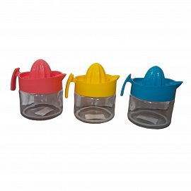 EXPRIMIDOR PLASTICO CON RECIPIENTE DE VIDRIO