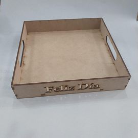 BANDEJA FIBROFACIL MEDIANA GRABADA 30CM 