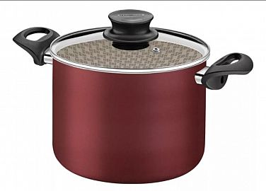 CACEROLA/OLLA ALTA TRAMONTINA N*20 PARIS ROJO