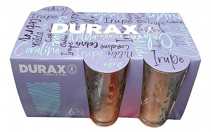  VASO X 6 UNIDADES E/CAJA TRAGO LARGO