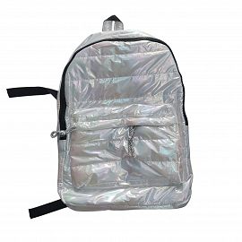 MOCHILA MEDIANA METALIZADA V/COLORES