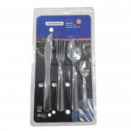 CUBIERTOS METAL X 24PCS BLISTER